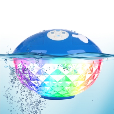 BT601 Portable Bluetooth speaker (Blue Color) with RGB light show 